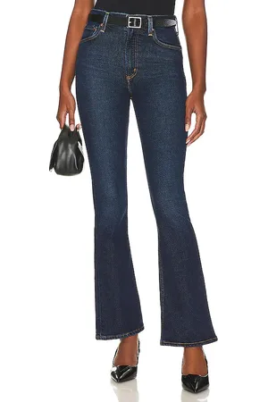 AGOLDE HOCHGESCHNITTENE HOSE MIT SCHMALEM, AUSGESTELLTEM BEIN NICO in . Size 32, 33, 34.