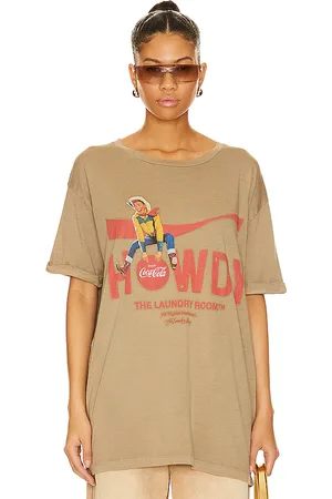 The Laundry Room OVERSIZED-SHIRT HOWDY COKE in . Size XS.