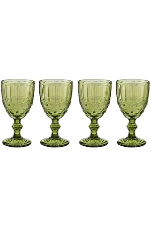 Chefanie GLASGESCHIRR STEM GLASSES SET OF 4 in .