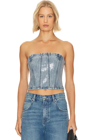 GRLFRND BUSTIER AURORA in . Size S.