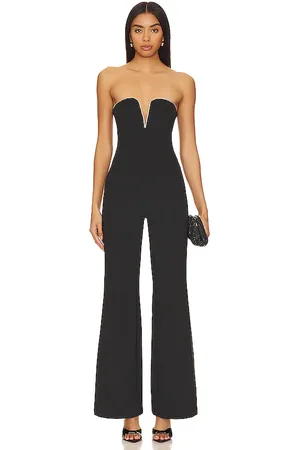 GOOD AMERICAN SCUBA-JUMPSUIT MIT KRISTALLSTEINCHEN in . Size S, XS.
