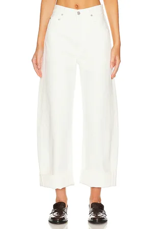 Citizens of Humanity HOSE MIT BAGGY-PASSFORM IN CROPPED-LÄNGE MIT SAUMUMSCHLAG AYLA in . Size 30, 31, 32, 33, 34.