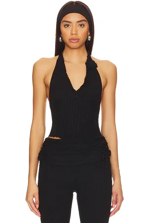 DANIELLE GUIZIO NECKHOLDER-TOP ALACANT in . Size M, S, XL, XS, XXS.