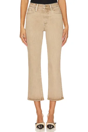 Pistola CROP-HOSE MIT HOHEM BUND UND AUSGESTELLTEM BEIN LENNON in . Size 31, 32, 33.