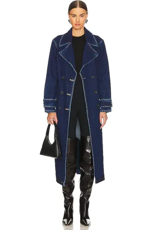 SNDYS DENIM-TRENCHCOAT WREN in . Size S, XS.