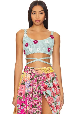 Agua Bendita CROP-TOP ALBANY in . Size XL.