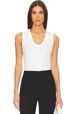 ENZA COSTA TOP MIT U-AUSSCHNITT in . Size L, S, XL, XS.