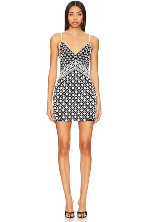 MAJORELLE KLEID CIRIE EMBELLISHED MINI in . Size S, XS.