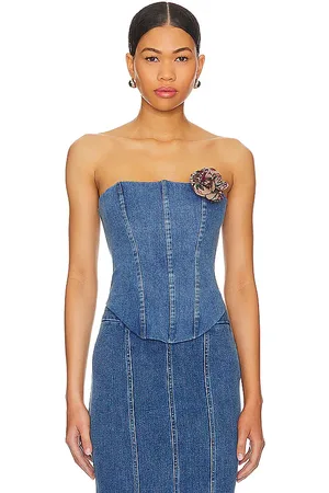 MAJORELLE BUSTIER-TOP LUDA in . Size S, XXS.