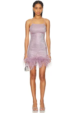 Oseree MINIKLEID MIT FEDERDETAILS DISCO in . Size XL.