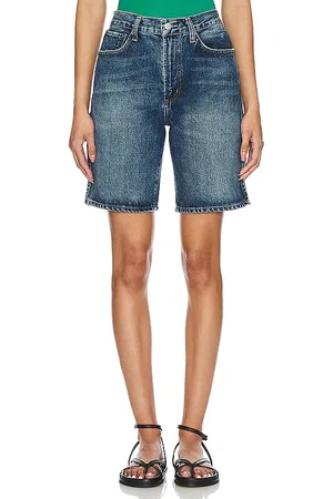 AGOLDE HIGH-RISE-SHORTS GERADEM BEIN UND RELAXED-FIT VIDA in . Size 24, 25, 26.
