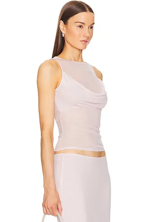 Helsa OBERTEIL SHEER KNIT DRAPED in . Size M.