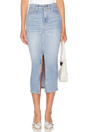 GOOD AMERICAN MIDIROCK MIT SCHLITZ in . Size 6.