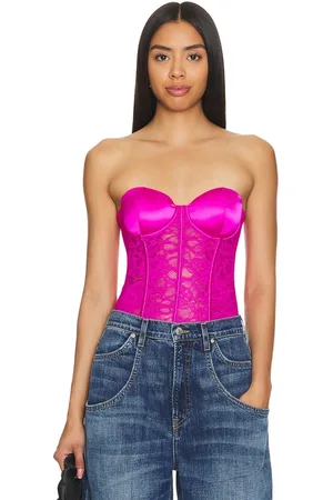 FLEUR DU MAL BUSTIER-OBERTEIL MIT STÜTZSTÄBCHEN in . Size S, XS.