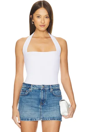 Michael Lauren TUBE-TOP MIT NACKENTRÄGER BRAUNER in . Size XS.