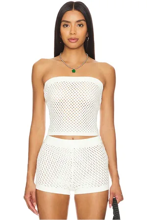 SER.O.YA BANDEAU-OBERTEIL AUS HÄKELWARE BLITHE in . Size M, S.