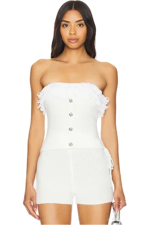 Zemeta TUBE-TOP ROSIE RUFFLE KNIT in . Size M.