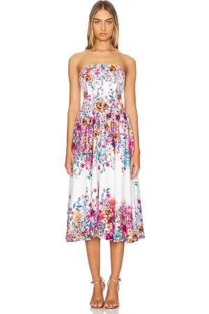 Agua Bendita MAXIKLEID BLOOMING in . Size M, S.
