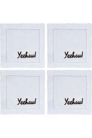 Chefanie SERVIETTEN YEEHAW COCKTAIL NAPKINS SET OF 4 in .