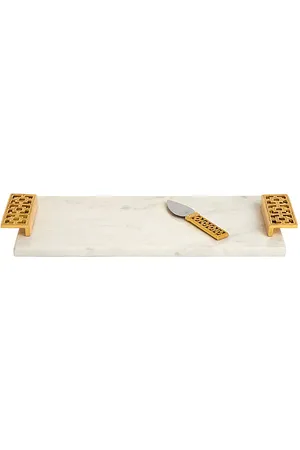 Jonathan Adler SET AUS KÄSEBRETT UND MESSER CHEESE BOARD AND KNIFE SET in .