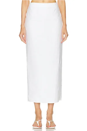 Helsa ROCK LINEN MIDI in . Size L, XXS.