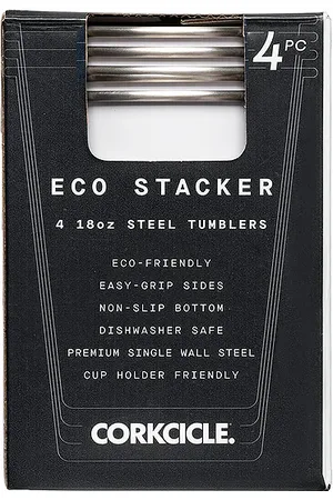 CORKCICLE TASSEN-SET ECO STACKER 4 PACK in .