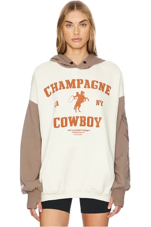 The Laundry Room HIDEOUT HOODIE CHAMPAGNE COWBOY in . Size M.