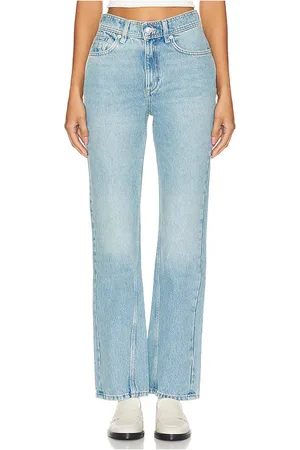 Free People SLIM-HOSE MIT GERADEM BEIN WE THE FREE XENA in . Size 25, 26, 27, 31, 32.