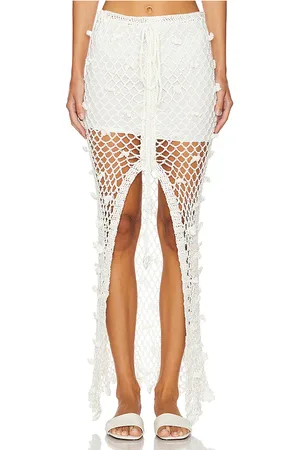 ANDREEVA HÄKELMAXIROCK HANDMADE CROCHET SKIRT in . Size L.