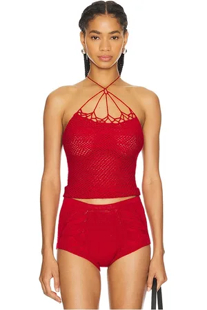 nastyamasha NECKHOLDER-TOP CROCHET in . Size M, XL.