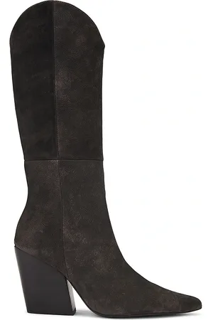 BLACK SUEDE STUDIO BOOTS LE NOA in . Size 9.