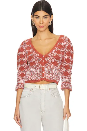 Free People CARDIGAN GEO FLORAL in . Size M, S, XL.