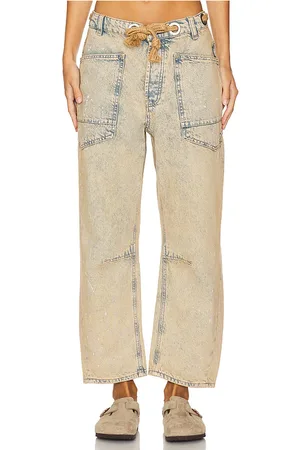 Free People TIEFHÄNGENDE BARREL JEANS MIT WEITEM BEIN MOXIE in . Size 28.