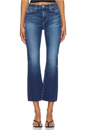 AG Jeans CROPPED-HOSE MIT AUSGESTELLTEM BEIN FARRAH in . Size 31.