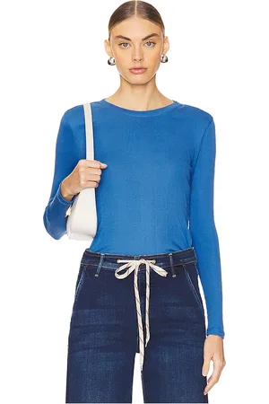 Goldie Estelle HEMD LONG SLEEVE COTTON RIB TEE in . Size S, XS.