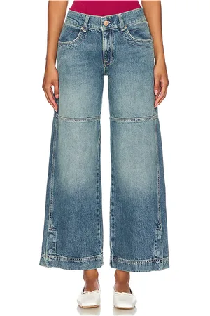 Free People LOCKERE HOSE MIT WEITEM BEIN WE THE FREE BENJI in . Size 25, 26, 28.
