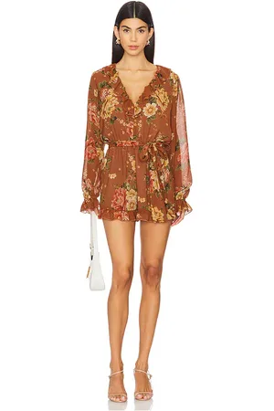Show Me Your Mumu KURZOVERALL RAQUEL RUFFLE in . Size XS.