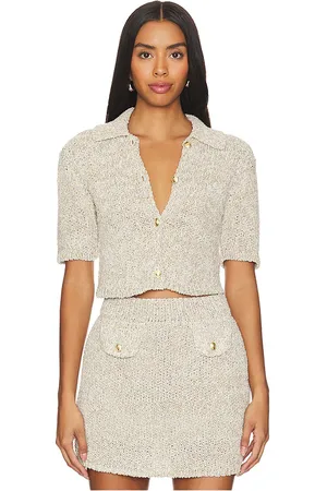 Asta Resort Morgan Polo Cardigan in . Size M, S, XL, XS.