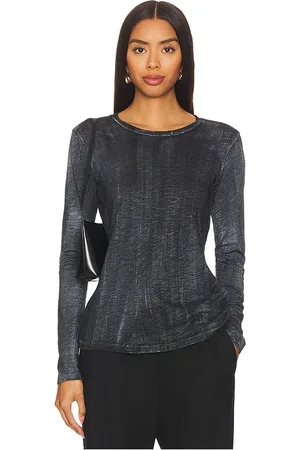 Goldie Estelle OBERTEIL LONG SLEEVE CLASSIC METALLIC SPRAY in . Size S, XS.