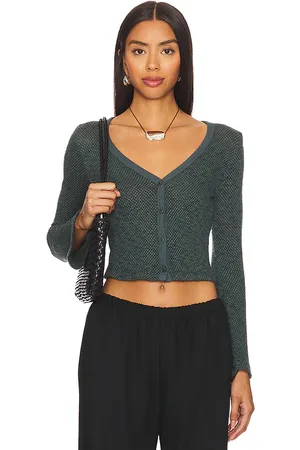 LA Made CARDIGAN ABBEY BUTTON UP in . Size L, XL, XS.