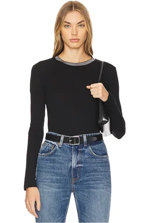 Goldie Estelle SHIRT METALLIC TRIM LONG SLEEVE in . Size XS.