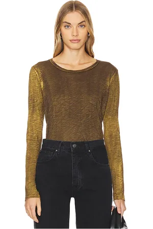 Goldie Estelle OBERTEIL LONG SLEEVE CLASSIC METALLIC SPRAY in . Size M, S, XS.
