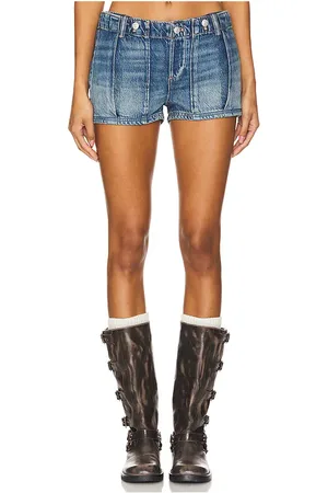 Free People MICRO SHORTS AUS DENIM ALL YOURS in . Size 12, 14, 6, 8.