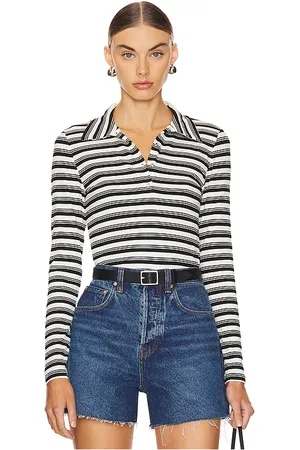 LnA LANGARM-OBERTEIL SYLVIE COLLARED RIBBED in . Size XL, XS.