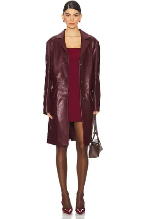 SIEDRES LEDERBLAZER DINA MID LENGTH in . Size S.
