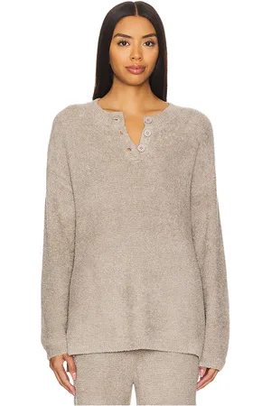 Barefoot Dreams PULLOVER & SWEATSHIRTS CCL TEXTURED PULLOVER in . Size M, S, XL, XS.