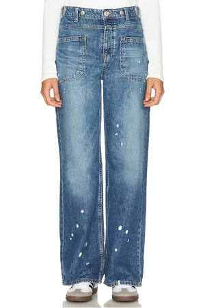 Free People HOSE MIT WEITEM BEIN UND BEINAUFSCHLAG WE THE FREE PALMER in . Size 25, 26, 27, 28, 29, 30, 32.