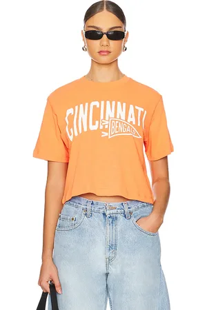 Junk Food CROPPED-OBERTEIL MIT STEHKRAGEN BENGALS DUAL THREAT in . Size M, S, XL, XS, XXL.