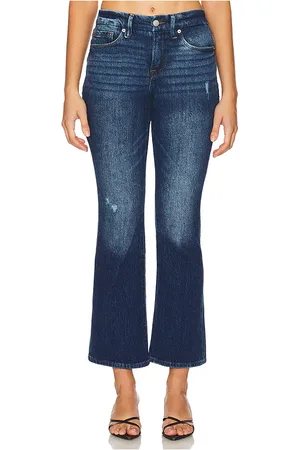 GOOD AMERICAN PETITE BOOTCUT-JEANS GOOD in . Size 00, 10, 14, 16, 18, 2, 20, 22, 26, 28, 30, 4, 6, 8.