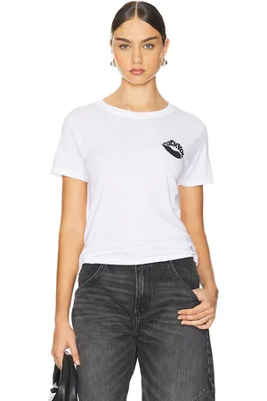 LAUREN MOSHI FIGURBETONTES T-SHIRT URSULA BABY TEE in . Size S, XS.